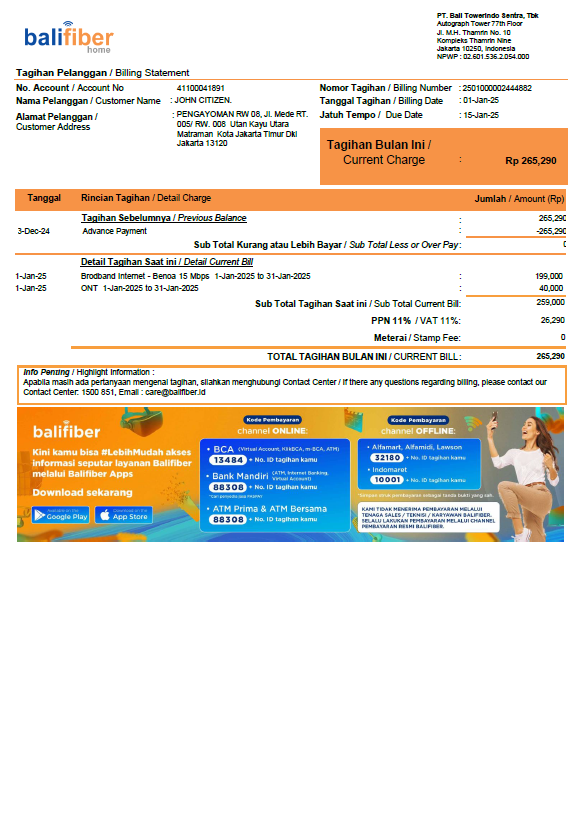  Minol USA business utility bill 
